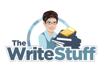 The Write Stuff logo design by M J