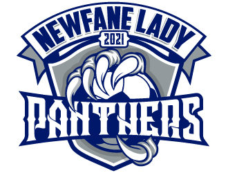 NEWFANE LADIES SOCCER logo design by LucidSketch