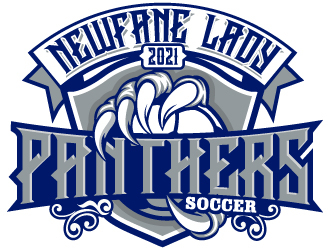 NEWFANE LADIES SOCCER logo design by LucidSketch