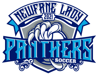 NEWFANE LADIES SOCCER logo design by LucidSketch