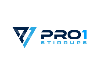 Pro1 Stirrups logo design by Asani Chie