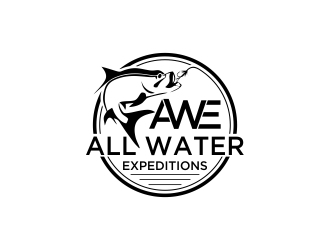 All Water Expeditions logo design by oke2angconcept