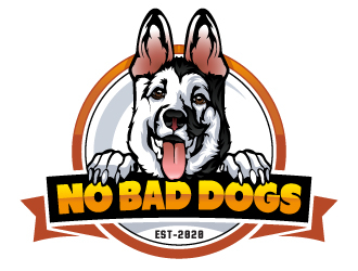 No Bad Dogs logo design by LucidSketch