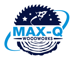 Max-Q Woodworks logo design by PMG