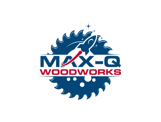 Max-Q Woodworks logo design by MarkindDesign