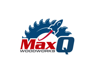 Max-Q Woodworks logo design by MarkindDesign