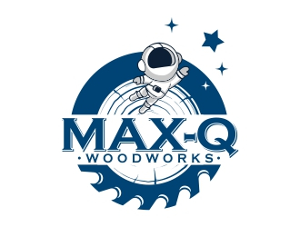 Max-Q Woodworks logo design by rizuki