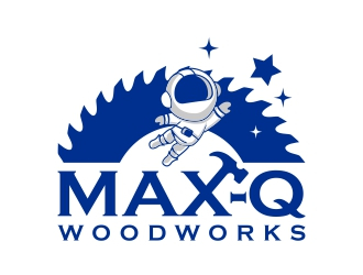 Max-Q Woodworks logo design by rizuki