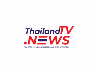 ThailandTV.news   Tagline: All the Thailand News, All in One Place! logo design by sargiono nono
