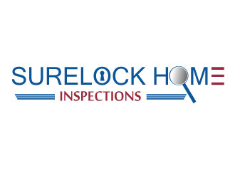 SureLock Home Inspections logo design by Suvendu