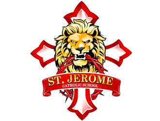 St. Jerome Catholic School logo design by dorijo