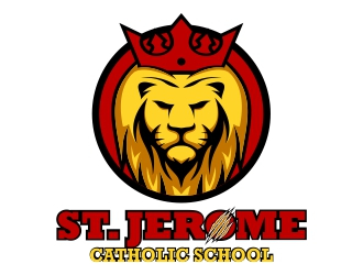 St. Jerome Catholic School logo design by DMC_Studio