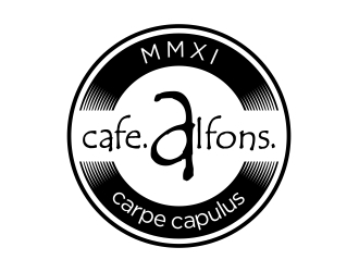 Cafe Alfons logo design by aura