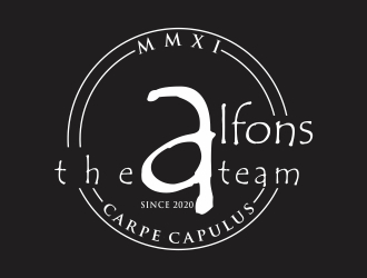 Cafe Alfons logo design by rokenrol