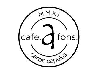 Cafe Alfons logo design by aura