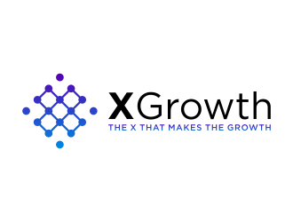 xGrowth logo design by Galfine