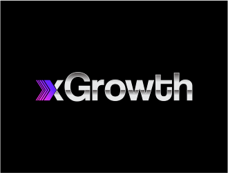 xGrowth logo design by up2date