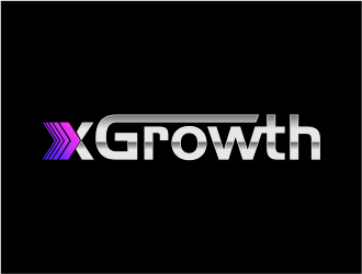 xGrowth logo design by up2date