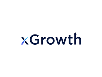 xGrowth logo design by ndaru