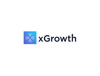 xGrowth logo design by ndaru