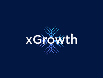 xGrowth logo design by ndaru