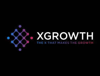 xGrowth logo design by Galfine