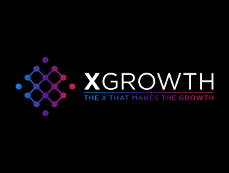 xGrowth logo design by Galfine