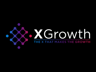 xGrowth logo design by Galfine