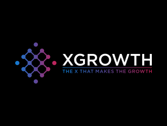 xGrowth logo design by Galfine