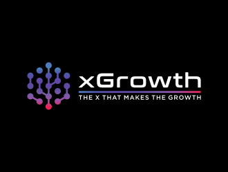 xGrowth logo design by mukleyRx
