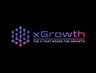xGrowth logo design by mukleyRx