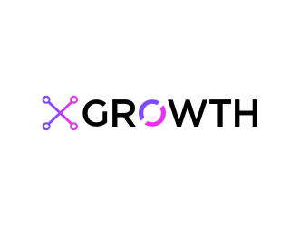 xGrowth logo design by bomie