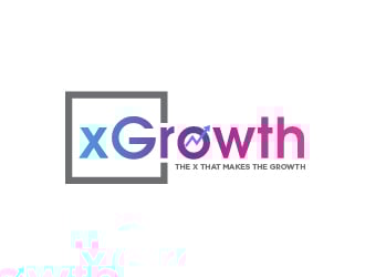 xGrowth logo design by my!dea
