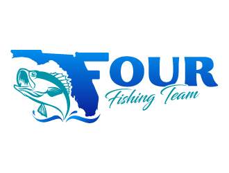 Florida Four Fishing Team logo design by uttam