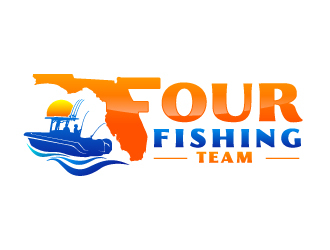 Florida Four Fishing Team logo design by uttam