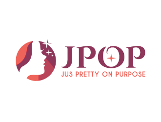 JPOP Jus Pretty On Purpose  logo design by akilis13