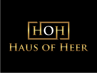 Haus of Heer also known as HOH (short form) logo design by puthreeone