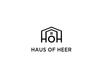 Haus of Heer also known as HOH (short form) logo design by oke2angconcept