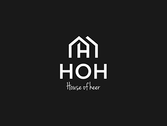 Haus of Heer also known as HOH (short form) logo design by blackcane