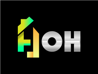 Haus of Heer also known as HOH (short form) logo design by GETT