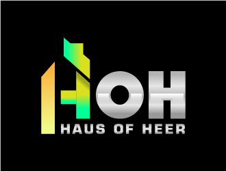 Haus of Heer also known as HOH (short form) logo design by GETT