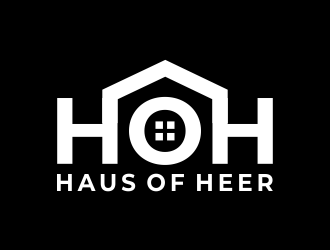 Haus of Heer also known as HOH (short form) logo design by creator_studios