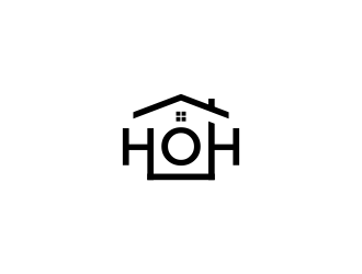Haus of Heer also known as HOH (short form) logo design by haidar
