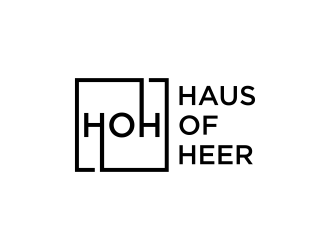 Haus of Heer also known as HOH (short form) logo design by haidar