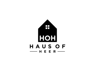 Haus of Heer also known as HOH (short form) logo design by haidar