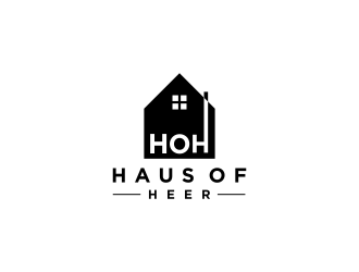 Haus of Heer also known as HOH (short form) logo design by haidar