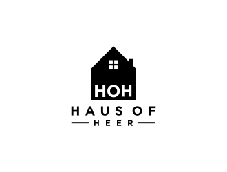 Haus of Heer also known as HOH (short form) logo design by haidar
