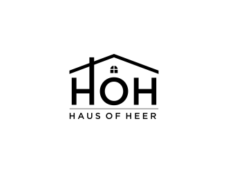Haus of Heer also known as HOH (short form) logo design by haidar