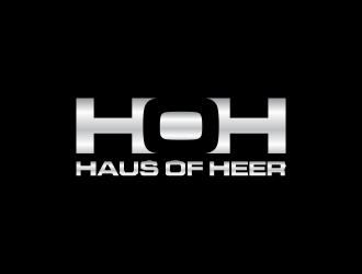 Haus of Heer also known as HOH (short form) logo design by eagerly