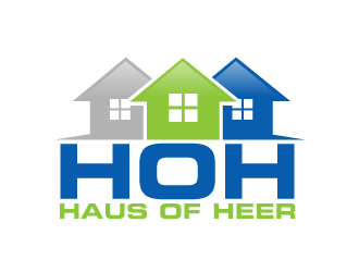 Haus of Heer also known as HOH (short form) logo design by AamirKhan